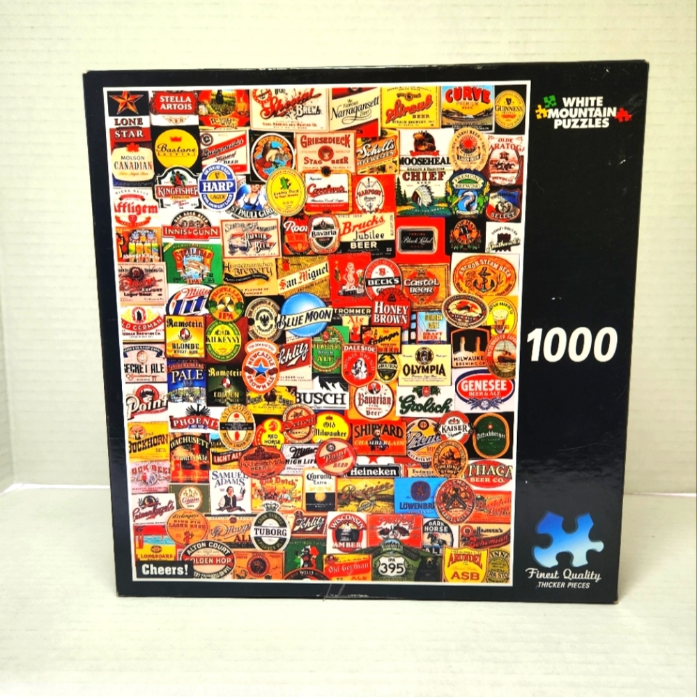 White Mountain Cheers! 1000pc Puzzle #861T Complete